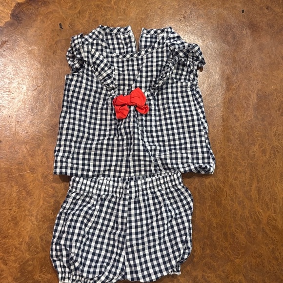Carters Gingham Baby Outfit - Picture 1 of 4